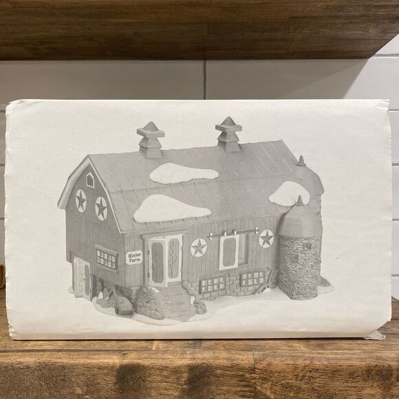 Department 56 Pennsylvania Dutch Barn New England Village #5648-0 Heritage - Picture 11 of 13